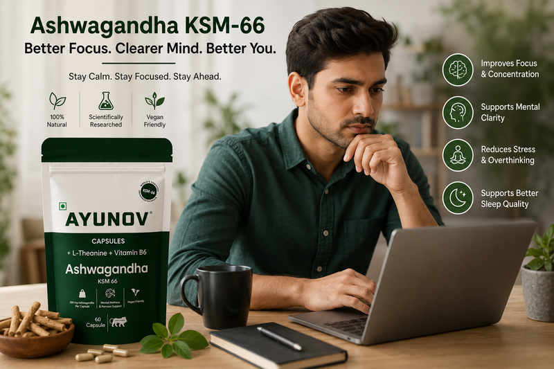 How Ashwagandha KSM-66 Improves Focus and Concentration Naturally