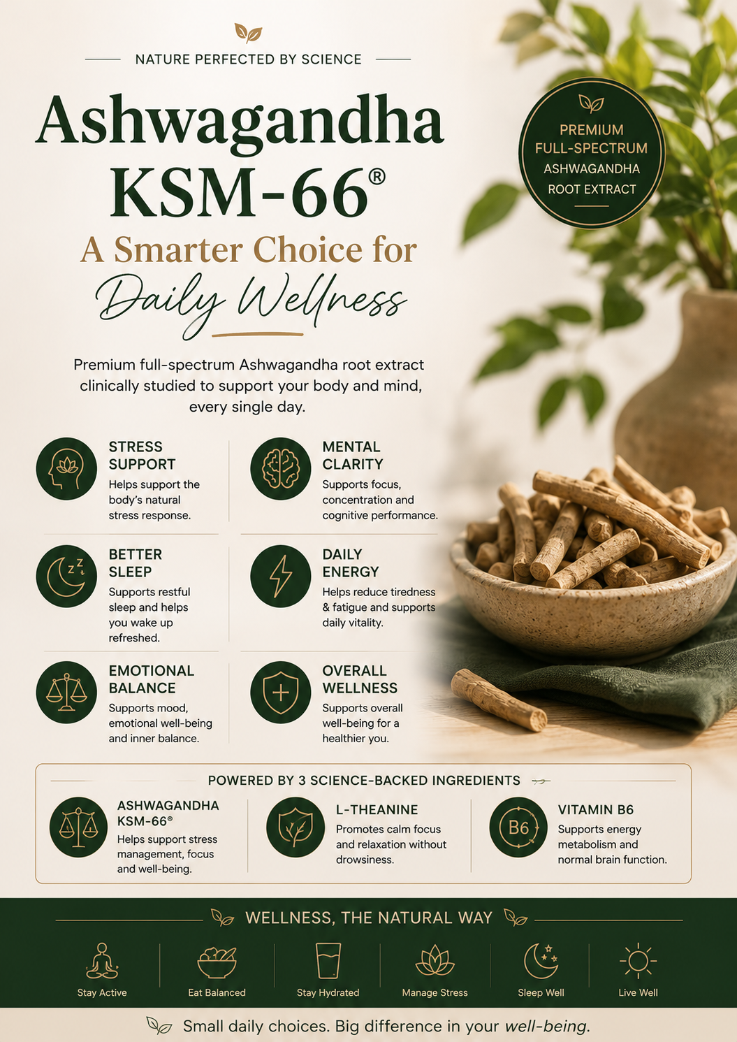 Ashwagandha KSM-66: A Smarter Choice for Daily Wellness